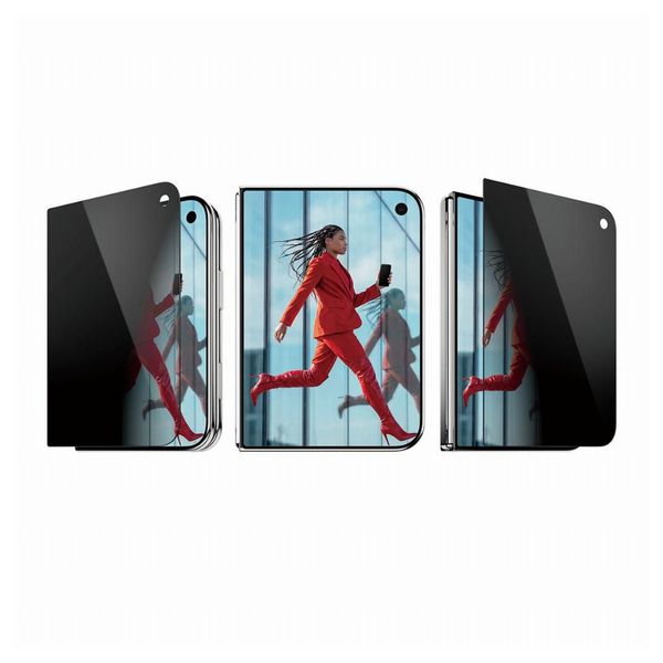 PanzerGlass Vetro temperato 2-way privacy Ultra Wide Fit FastFit in-a-box Apple iPhone Duo