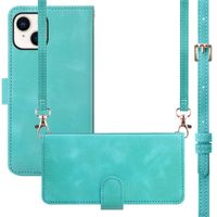 imoshion Cover a libro con Cordino Apple iPhone 15 - Turchese