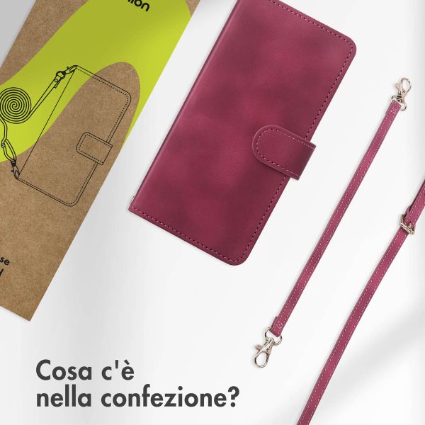 imoshion Cover a libro con Cordino Apple iPhone 11 - Rosso