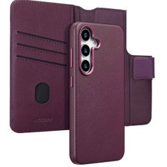Accezz Cover in pelle 2 in 1 con MagSafe Samsung Galaxy S25 - Heath Purple