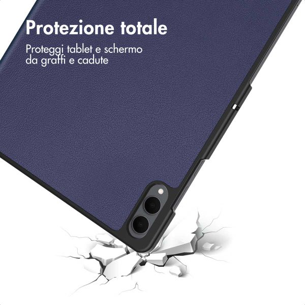 imoshion Cover a libro Trifold Samsung Galaxy Tab S11 Ultra - Blu scuro