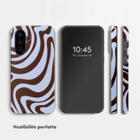 Selencia Cover Posteriore Vivid Samsung Galaxy A57 (5G) - Dream Swirl Chocolate