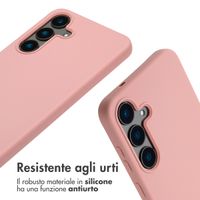 imoshion Cover in Silicone con Cordino Samsung Galaxy S25 FE - Sand Pink