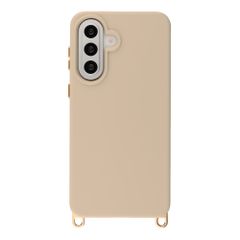 Selencia Cover posteriore Rivièra con MagSafe con ganci rimovibili Samsung Galaxy A57 (5G) - Milky Latte