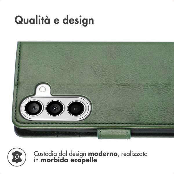 imoshion Cover a libro di Lusso Samsung Galaxy S26 - Verde