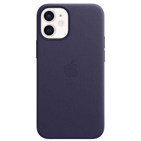 Apple Cover in Pelle MagSafe  iPhone 12 Mini  - Deep Violet