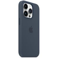 Apple Cover Posteriore in Silicone con MagSafe Apple iPhone 14 Pro - Storm Blue