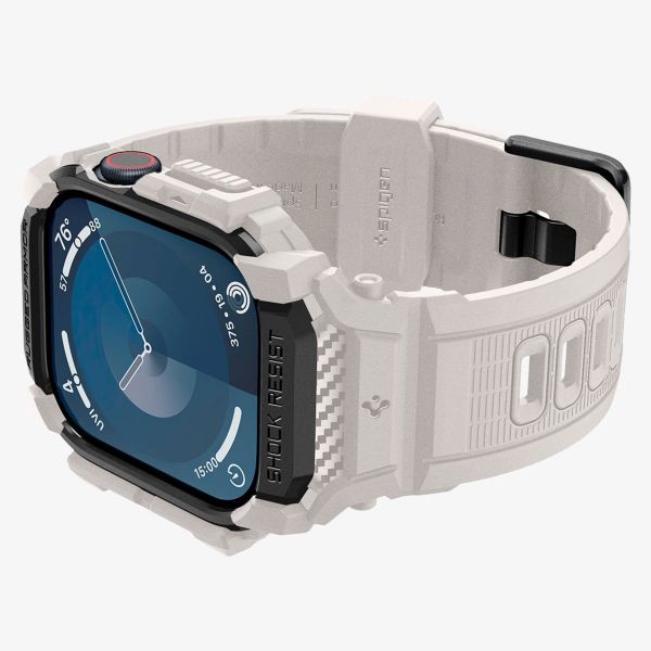 Spigen Cover Rugged Armor™ Pro Apple Watch 10 - 42 mm - Beige