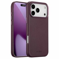Accezz Cover in Pelle con MagSafe Apple iPhone 17 Pro Max - Heath Purple