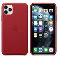 Apple Cover in Pelle iPhone 11 Pro Max - Red
