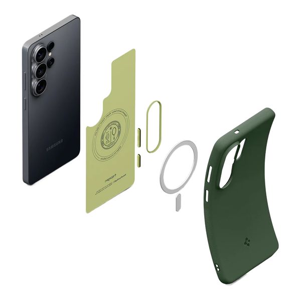 Spigen Cover posteriore Nano Pop MagFit Samsung Galaxy S26 Ultra - Avo Green