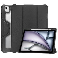Accezz Libreria a tre ante robusta Apple iPad Air 11 pollici (2026) M4 / (2025) M3 / (2024) M2 / Air 5 (2022) / Air 4 (2020) - Nero