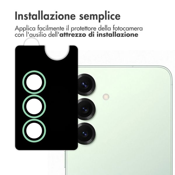 imoshion 2 Pack protezione lente fotocamera Samsung Galaxy S25 - Mint