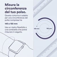 Apple Cinturino Solo intrecciato Apple Watch | 44/45/46/49 mm - Taglia 3 - Raspberry
