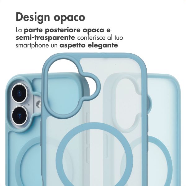 imoshion Cover posteriore Color Guard con MagSafe Apple iPhone 17 - Azzurro