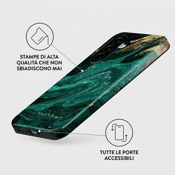 Burga Cover Posteriore Resistente Samsung Galaxy A37 (5G) - Emerald Pool
