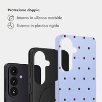Selencia Cover posteriore Vivid con MagSafe Samsung Galaxy S26 FE - Happy Dots Digital Sky