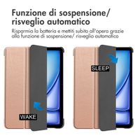 imoshion Cover a libro Trifold Apple iPad Air 13 pollici (2026) M4 / (2025) M3 / (2024) M2 - Oro rosa