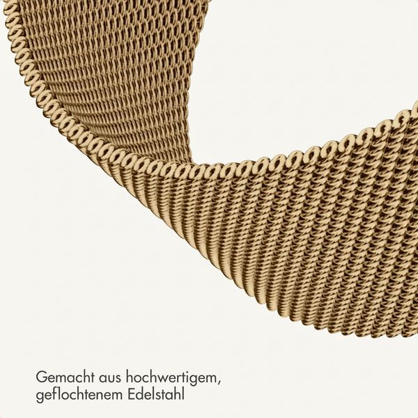 imoshion Milanees magnetisch bandje Apple Watch | 38/40/41/42 mm - Goud