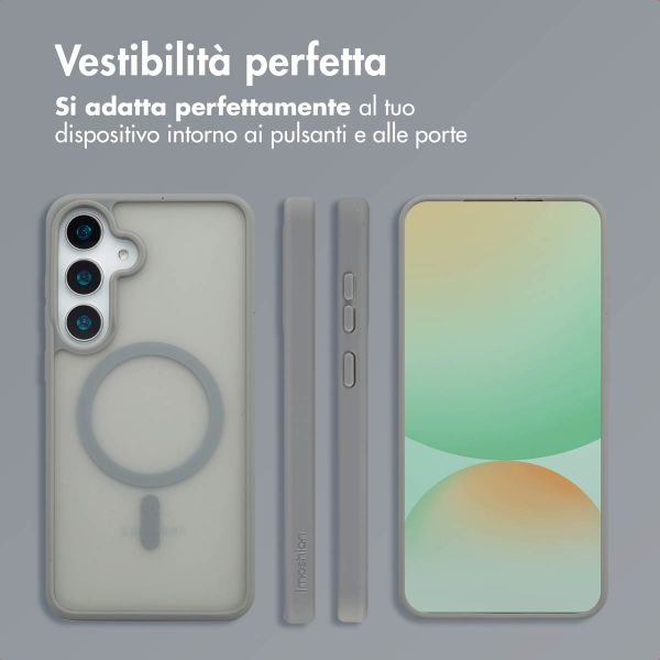 imoshion Cover posteriore Color Guard con MagSafe Samsung Galaxy S25 Plus - Grigio
