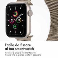 imoshion Cinturino milanese magnetico Apple Watch | 38/40/41/42 mm - Taglia S - Starlight