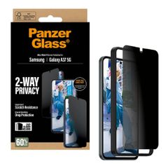 PanzerGlass Vetro temperato privacy antibatterico ultra-wide con applicatore Samsung Galaxy A37 (5G)