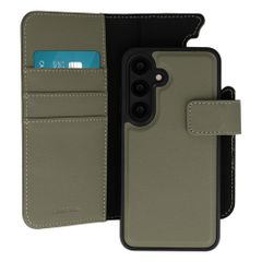 imoshion Cover a libro di lusso 2-in-1 rimovibile Samsung Galaxy S25 - Verde