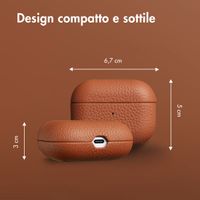 Accezz Cover in vera pelle  Apple Airpods Pro - Cognac
