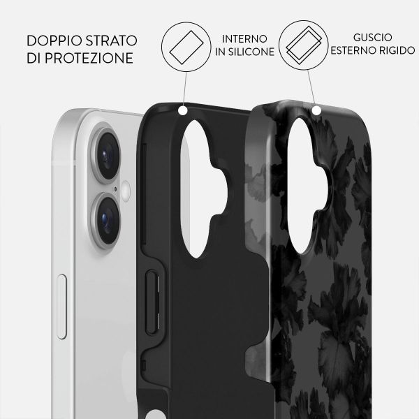 Burga Cover Posteriore Resistente con MagSafe Apple iPhone 16 - Nocturnal
