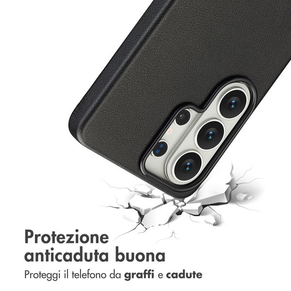 Accezz Cover in Pelle con MagSafe Samsung Galaxy S26 Ultra - Onyx Black