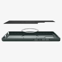 Spigen Cover posteriore Thin Fit MagSafe Samsung Galaxy S25 Ultra - Abyss Green