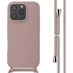 imoshion Cover in Silicone con Cordino Apple iPhone 16 Pro - Sand Pink
