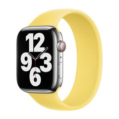 Apple Cinturino Solo Loop Apple Watch | 44/45/46/49 mm - Taglia 10 - Lemon Zest