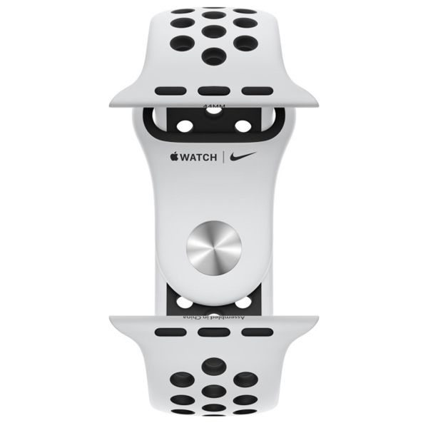 Apple Cinturino Nike Sport Apple Watch | 38/40/41/42 mm - Taglia S/M/L - Pure Platinum / Black