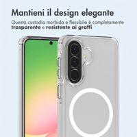 imoshion Cover posteriore protettiva con MagSafe Samsung Galaxy A57 (5G) - Trasparente