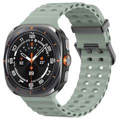 imoshion Cinturino Ocean in silicone Samsung Galaxy Watch Ultra (2024/2025) - Grayish Green