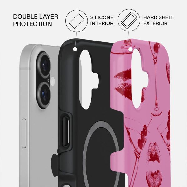 Burga Cover Posteriore Resistente con MagSafe Apple iPhone 17 - Call me
