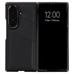 imoshion Cover posteriore MagSafe in pelle sintetica con portacarte Samsung Galaxy Z Fold 8 Ultra - Nero