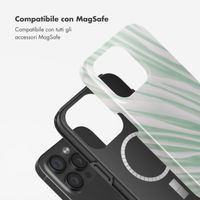 Selencia Cover posteriore Vivid con MagSafe Apple iPhone 15 Pro - Nature Grayed Jade