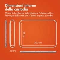 imoshion Cover per laptop 15-16 pollici - Laptopsleeve con tasca - Petrol Green