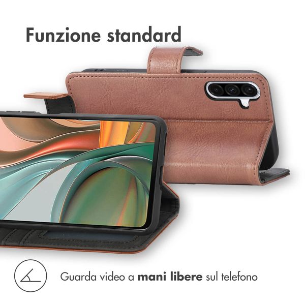 imoshion Cover a libro di Lusso Samsung Galaxy A36 - Marrone