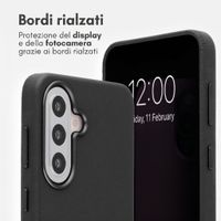 Accezz Cover in Pelle con MagSafe Samsung Galaxy A57 (5G) - Onyx Black