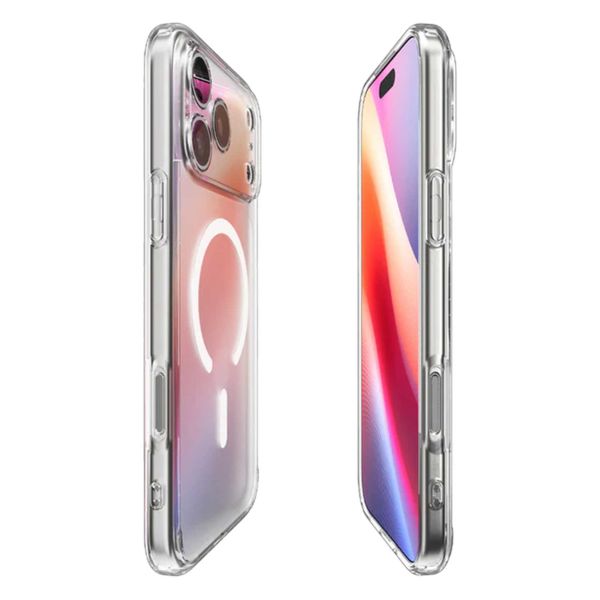 Spigen Cover Posteriore Ultra Ibrida con MagSafe Apple iPhone 17 Pro - Frost White