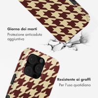 Selencia Cover posteriore Vivid con MagSafe Apple iPhone 16 Pro - Pied-de-Poule