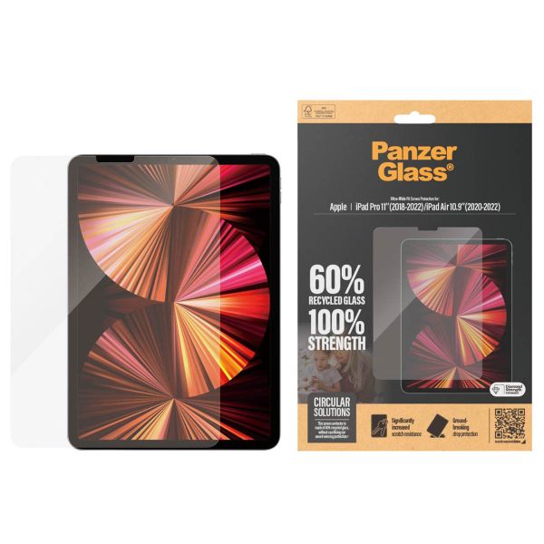 PanzerGlass Vetro temperato Ultra Wide Fit Apple iPad Pro 11 (2018/2020/2021/2022) / Air 5 (2022) / Air 4 (2020)