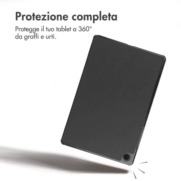 imoshion Cover a libro Trifold Samsung Galaxy Tab A9 Plus - Nero