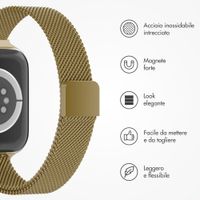 imoshion Cinturino sottile Milanese Apple Watch | 38/40/41/42 mm - Oro