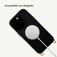 Selencia Cover posteriore Rivièra con MagSafe con ganci rimovibili Apple iPhone 16 Pro Max - Velvet Black