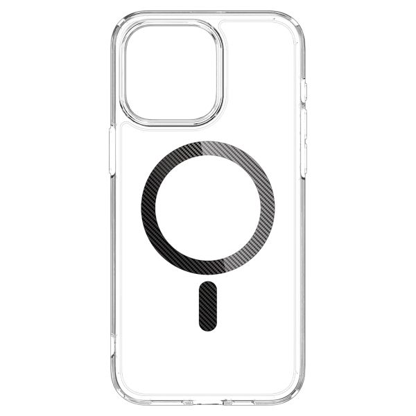 Spigen Cover Posteriore Ultra Ibrida con MagSafe Apple iPhone 15 Pro - Carbon Fiber