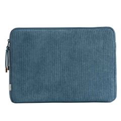 Selencia Cover per laptop in velluto a coste 13-14 pollici - Sleeve per laptop - Slate Blue